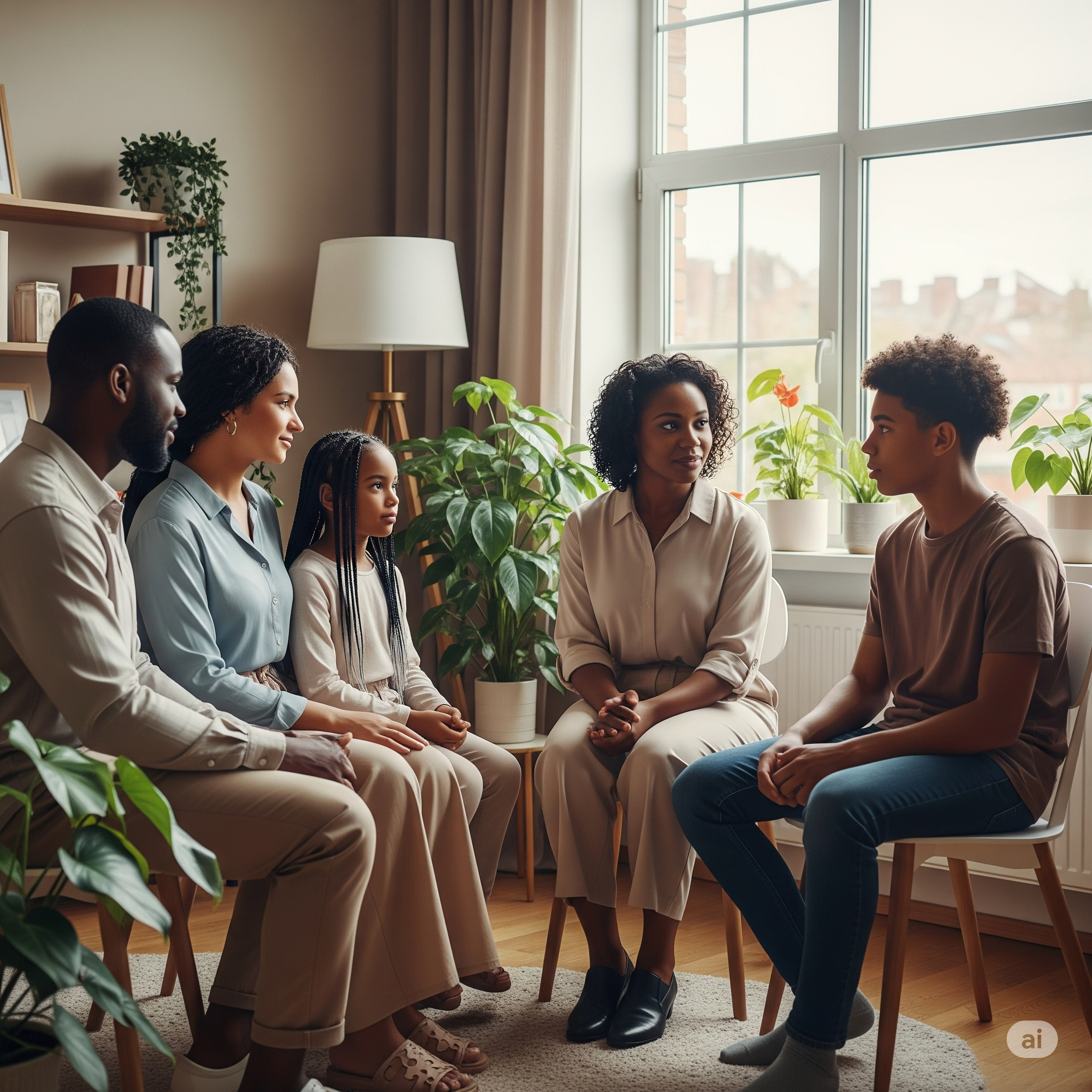 Family Therapy - family therapy session - Culturally Responsive Therapy for BIPOC Adults in Ontario